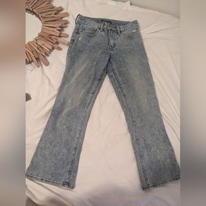 Lucky Brand Jeans Mid Rise Crop Mini Boot Ava